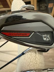 Left Hand Wilson DynaPower Iron Set Graphite Shafts