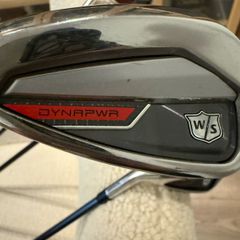 Left Hand Wilson DynaPower Iron Set Graphite Shafts
