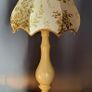 19th Century Carved Alabaster Lamp Image 2