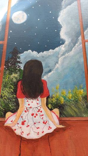 Acrylic Hand Painting final reduction