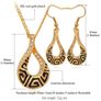 18K Gold Plated Pendant & Earrings Set Image 2