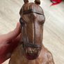 Vintage Leather Horse Image 7
