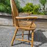 Vintage wheelback armchair Image 4