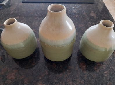 3 vase set