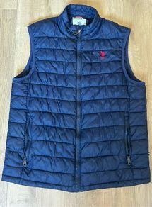US Polo Assn Navy Blue Padded Gilet Mens M