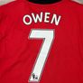 Genuine Vintage 2009 Nike Manchester United Owen Long Sleeve Home Jersey Shirt Mens Medium Image 3