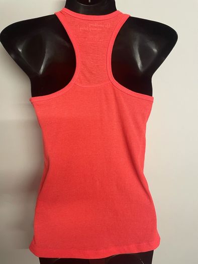Bright orange Zara vest  racer back top, age 11-12