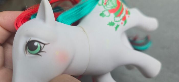 Merry Treats (2) Xmas Christmas Santa MLP G1 My Little Pony