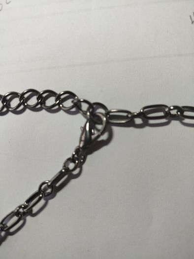 Gun metal necklace
