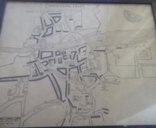 a antique map of old dublin and the libertys 1610