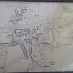 a antique map of old dublin and the libertys 1610