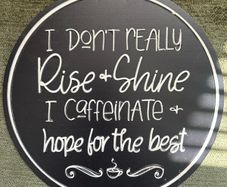 Hanging wall sign