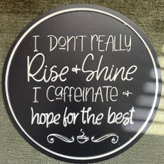 Hanging wall sign