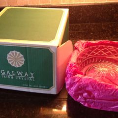 Vintage Galway Crystal Pet bowl/Dish