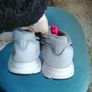 Grey and pink Nike down shifter trainers Image 4