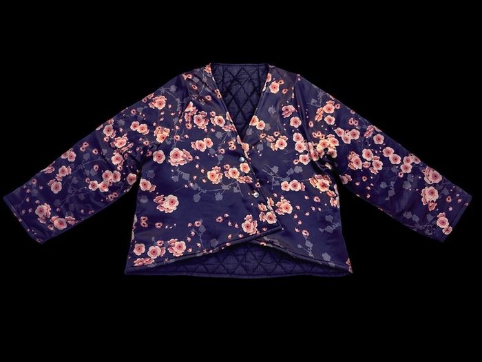 Brand new Vintage Floral Padded Jacket /Cotton Gauze Lining