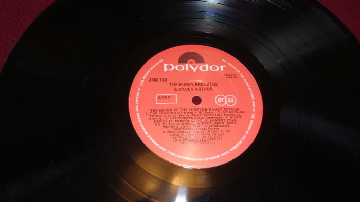 The Fureys & Davey Arthur The Sound Of Irish Pressing 1981 Lp