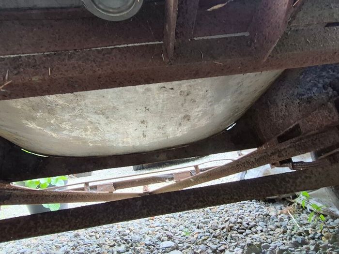 stainless-steel milk transport tank