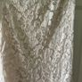 Cream lace dress with cut out back Image 2