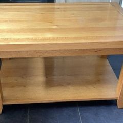 Oak coffee table
