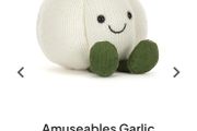 New JELLYCAT Amuseables Garlic