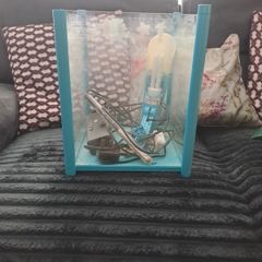 Small fish tank with all bits