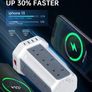 Tower Extension Lead with USB Slots 5M, 12 Way Outlets Multi Plug Extension Tower with 4 USB Slots (1 Type C & 3 USB Ports), Surge Protector Long Extension Lead tower for Home, Office, Kitchen Image 2