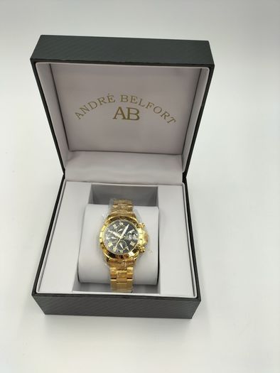 Andre Belfort Le Captaine Gold and Black Watch