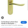 Carlisle brass door handle Image 6
