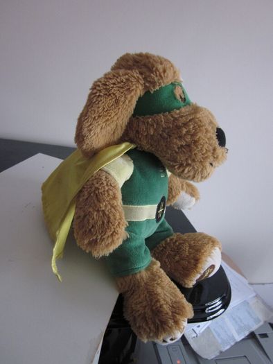 Harrods London Superhero Dog Puppy Plush