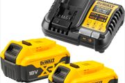 DeWalt 18v XR 2 x 5Ah Batteries and Charger Pack