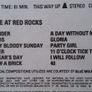 U2 Live At Red Rocks " Under A Blood Red Sky" 1983 Very Rare Video Cassette Tape Image 8