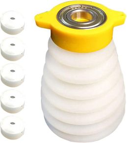 Drill dust Cover Collector Silicone Scalable for Ceiling Electric Hammer Hand Impact Drill Hole Saw Dust Bowl, Dustproof Tool of Dril Power Tool(for 160mm)