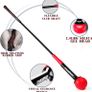 Golf Swing Trainer - Tempo & Flexibility Training Aids Warm-Up Stick Ideal for Golf Indoor & Outdoor Practice Image 2