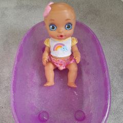 Baby Born doll and bath
