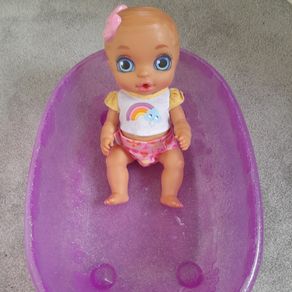 Baby Born doll and bath