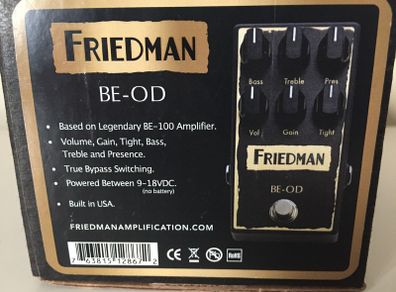 Friedman BE-OD (Like new condition)