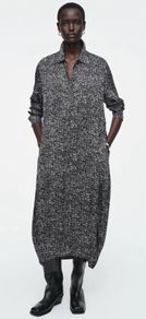 COS  Abstract Checked Shirt Dress