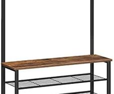 Coat Rack with Shoe Storage