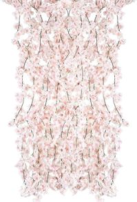 FREE P&P 2 Pack Artificial Silk Cherry Blossom Hanging Vine Garland for Wedding Home Garden Party Decor