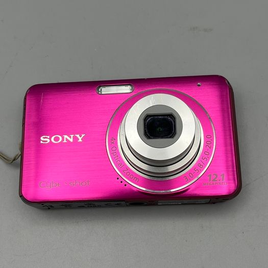 Sony Cyber-shot DSC-W310 12.1MP Digital Camera Pink - Full Kit