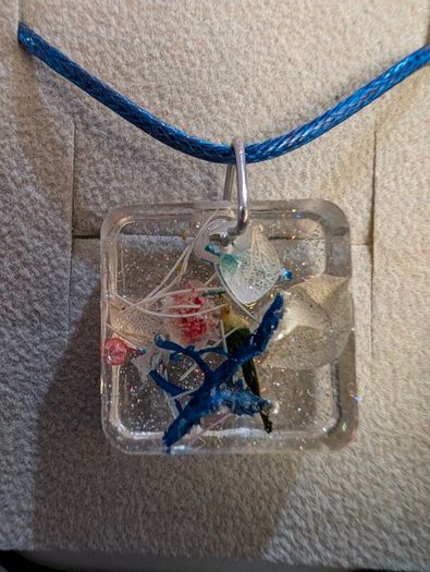 Hand made Resin Necklace