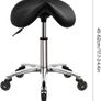 Hydraulic Saddle Salon Stool  Adjustable Height Image 8