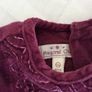 Beautiful designer baby girls dress by Mayoral  6 9 12 months burgundy wine like new Image 3