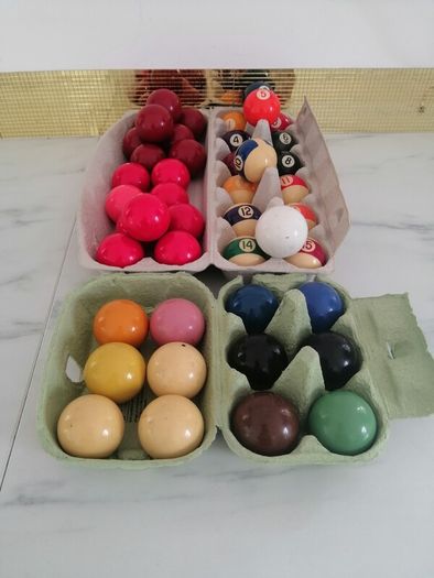 Vintage Mini Pool Balls