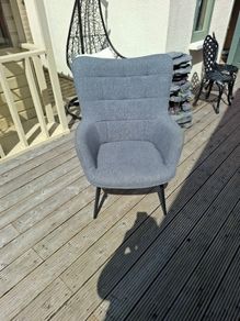 Grey armchair