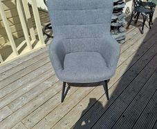 Grey armchair