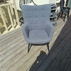 Grey armchair