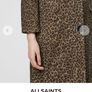 NEW - ALLSAINTS lamb leather leopard print coat UK 8 Image 10