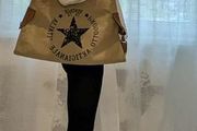Vintage Canvas Tote Bag Cream - BRAND NEW